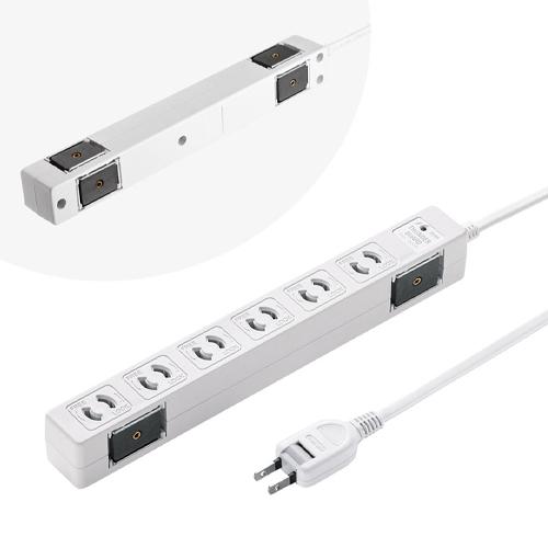 3m Extension Cord (6 Outlets / 2P / Magnetic / Surge Protector)