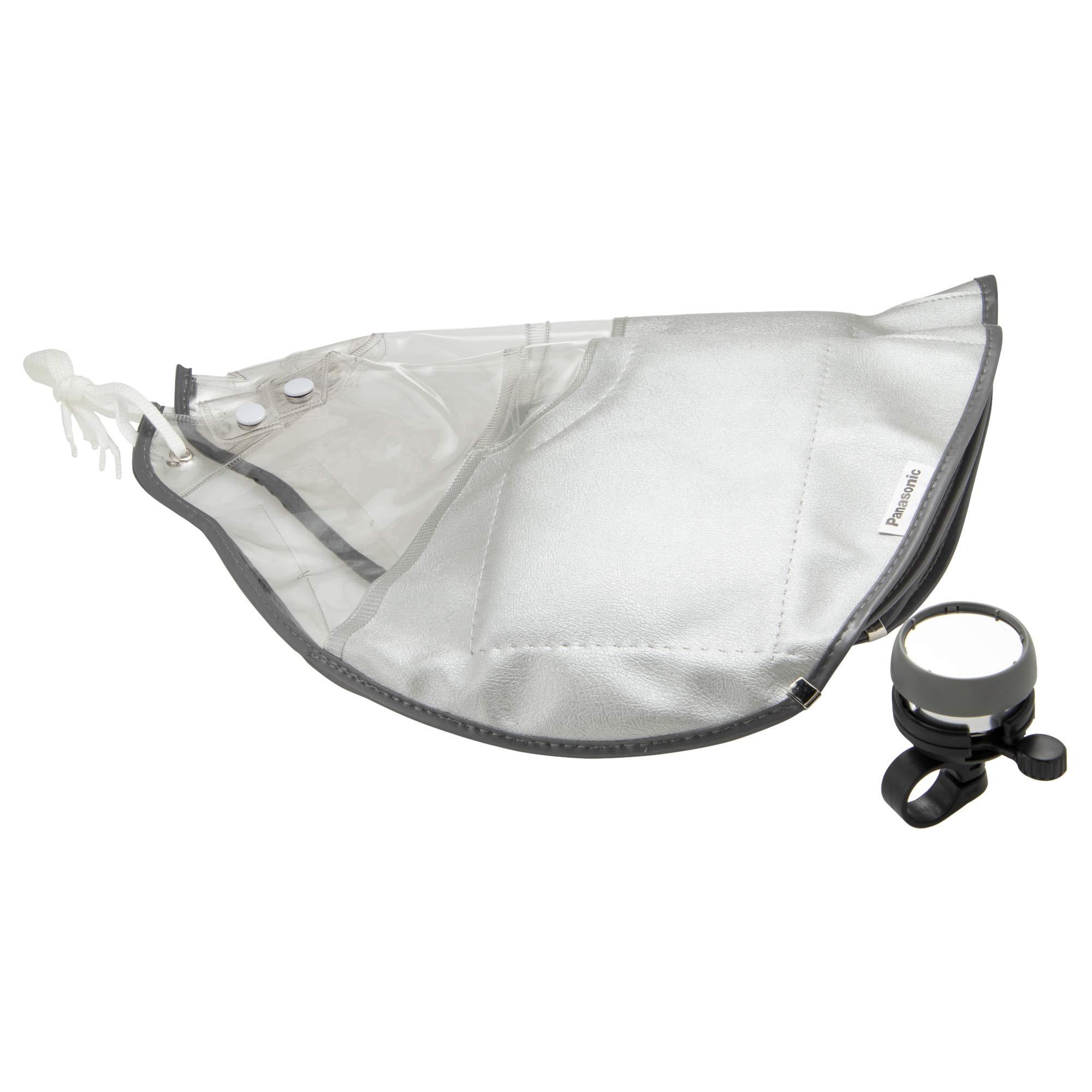 Panasonic Handlebar Cover for Bicycles, Silver, 35×25×4cm, SAR142