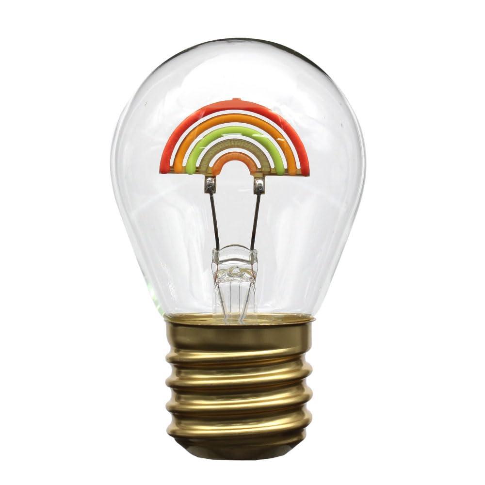 Japan Trust Technology Funny Neon Bulb Light Bulb-Shaped Illumination Neon Light Rainbow JTNBULB-RBW