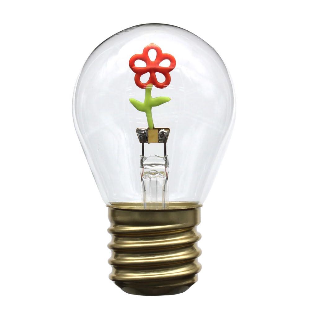 Japan Trust Technology Funny Neon Bulb Light Bulb-Shaped Illumination Neon Light Hana JTNBULB-FLW