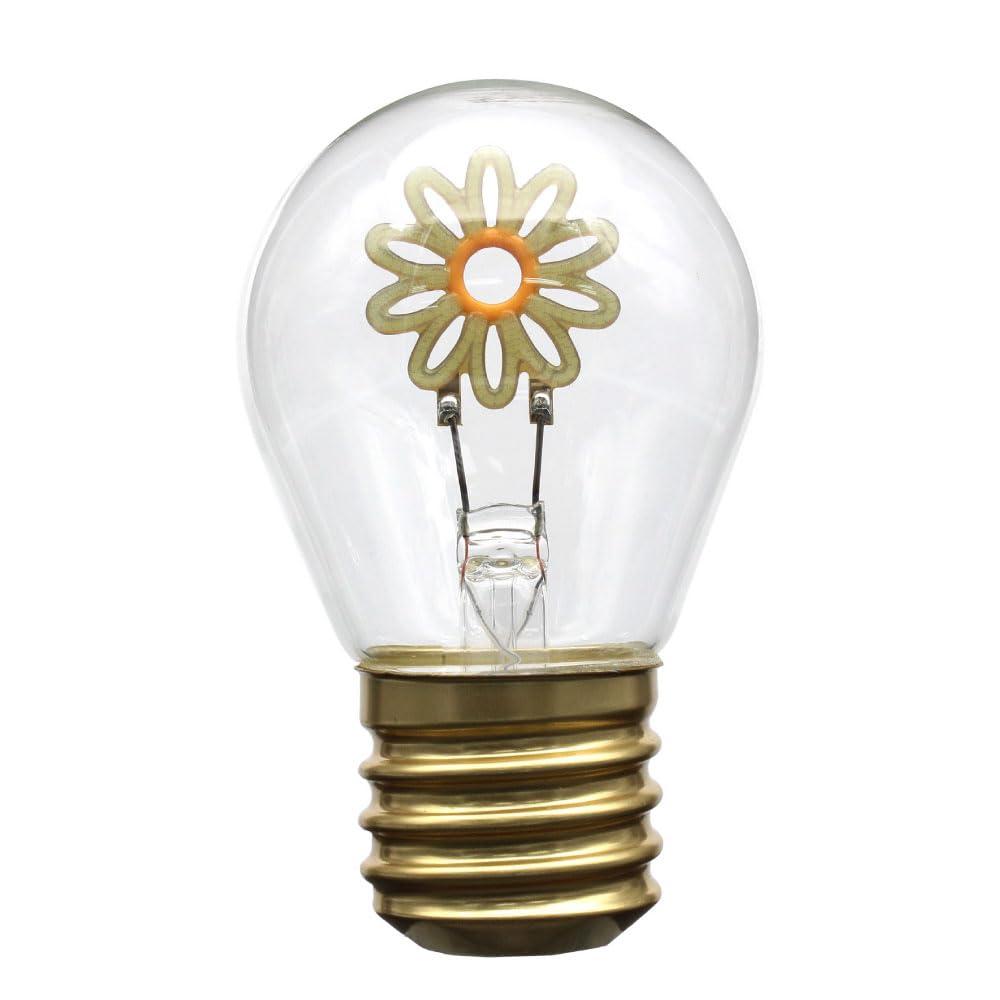 Japan Trust Technology Funny Neon Bulb Light Bulb-Shaped Illumination Neon Light Daisy JTNBULB-DSY