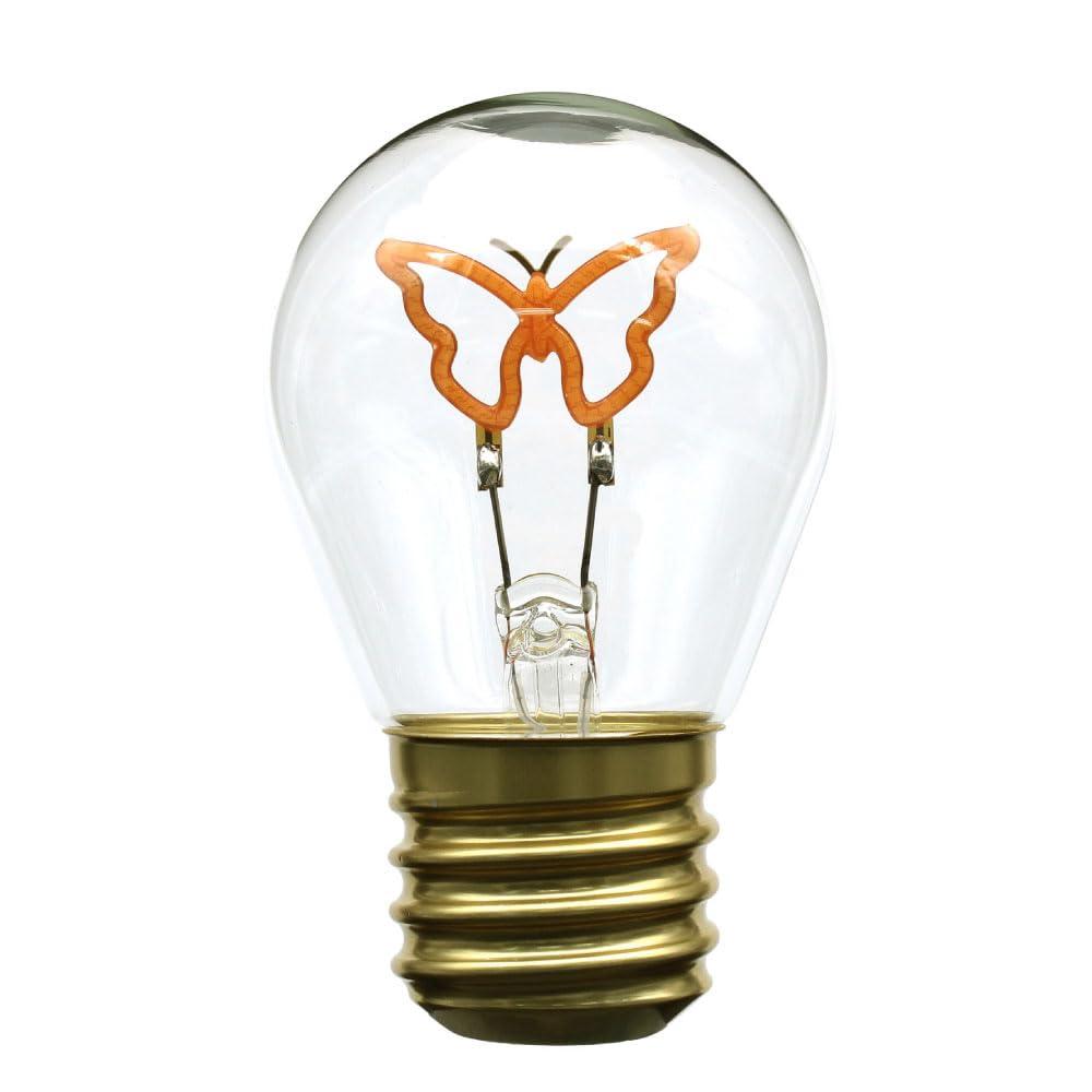 Japan Trust Technology Funny Neon Bulb Light Bulb-Shaped Illumination Neon Light Butterfly JTNBULB-BFY