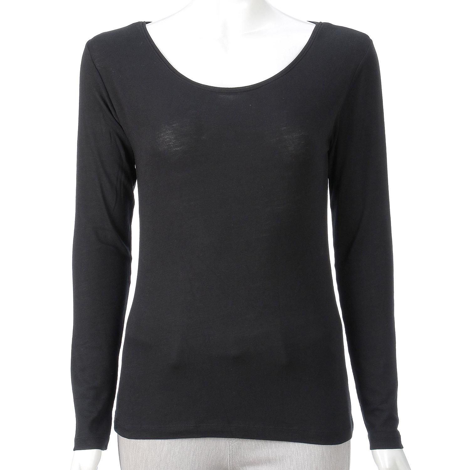 Stexyear Ballet Neck Long Sleeve LL