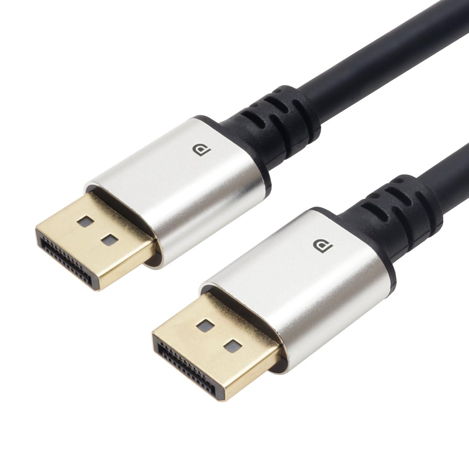 HORIC DisplayPort Cable 1.4 Compliant 8K/60p・4K/120p Support 5m Silver DP50-049SB