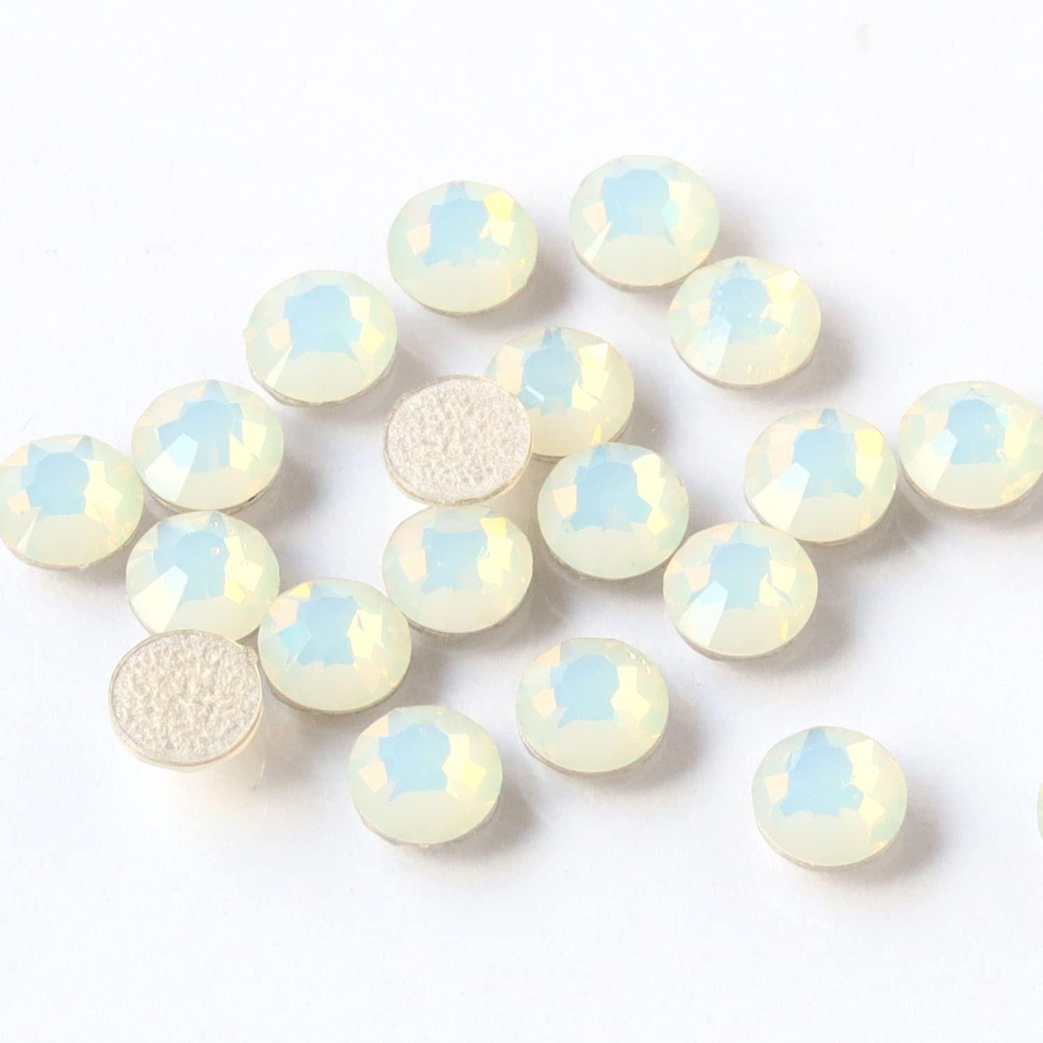 Nippon Button Trading Preciosa Rhinestone Hotfix Heat-Adhesive SS20 144-Piece Pack White Opal M2038SS20-01000L