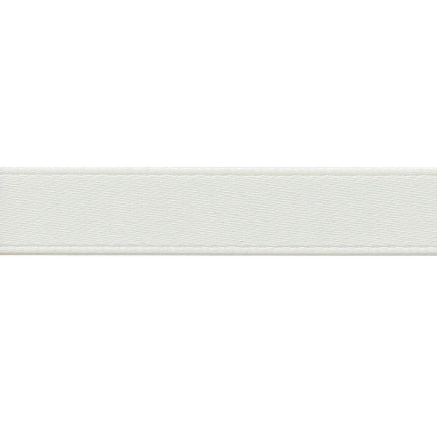 Nippon Chuko Matt Satin Ribbon Double-Sided Finish 15mm Width × 15m Roll No.10 Off-White BL1200-15
