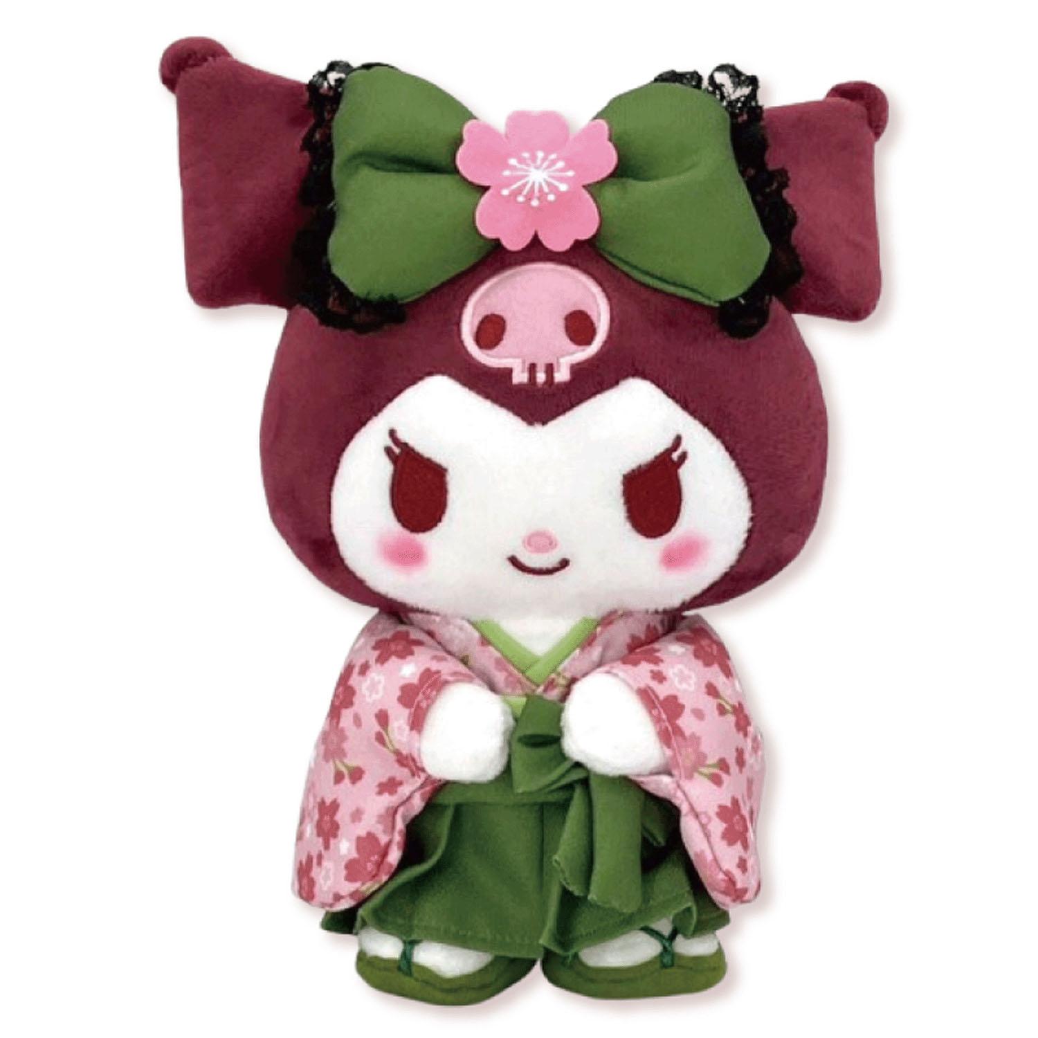 Kuromi Matcha Green Kimono Plushie S