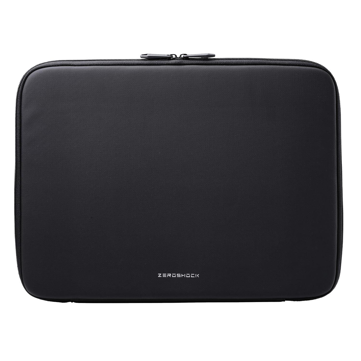 ELECOM PC Inner Bag ZEROSHOCK Synthetic Leather Slim Type Horizontal 15-inch Black ZSB-IBTHL15BK