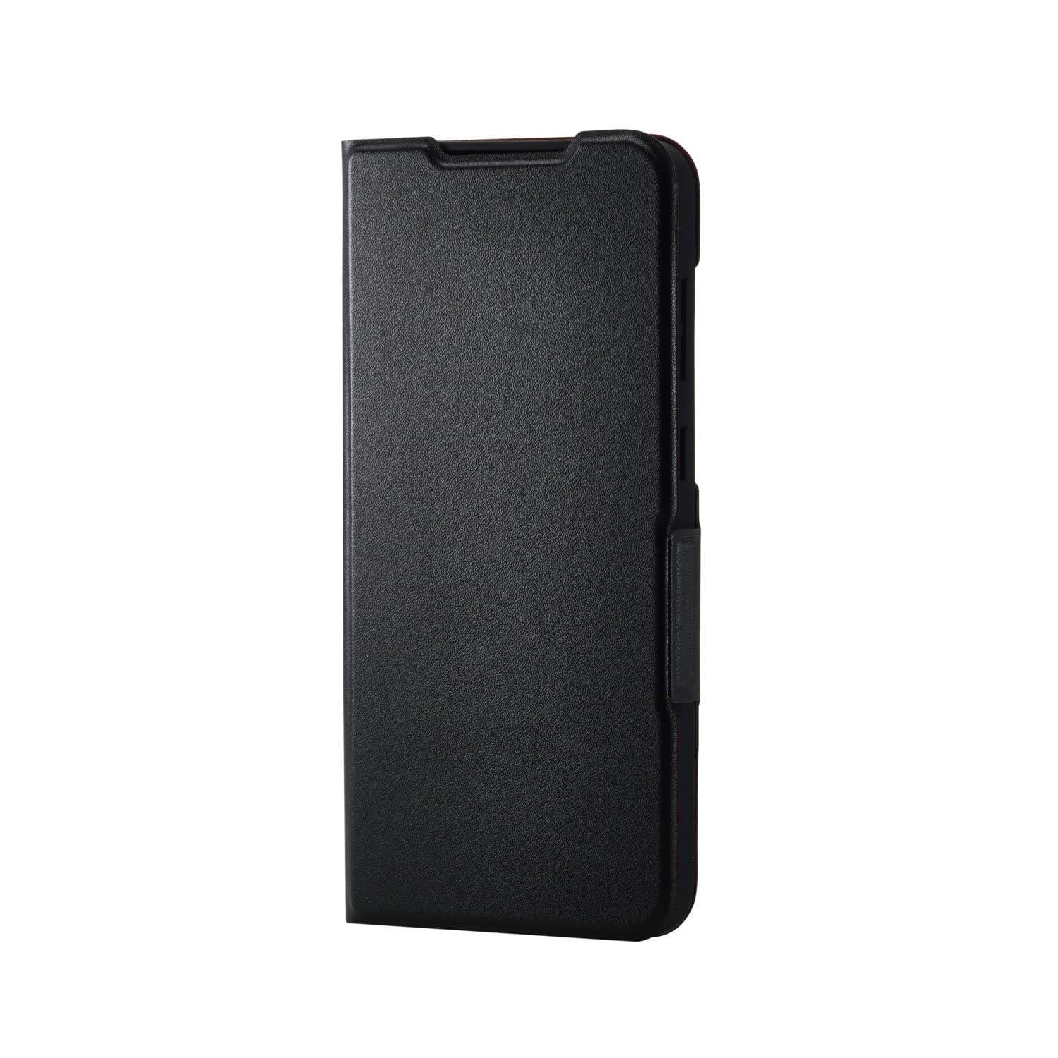 ELECOM Galaxy A36 5G Soft Leather Case Slim Magnetic Black PM-G254PLFUBK