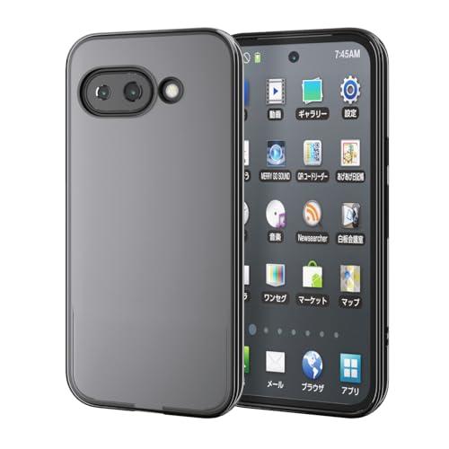 ELECOM Google Pixel 9a Soft Case with Side Plating, Metallic Black PM-P251UCTMBK