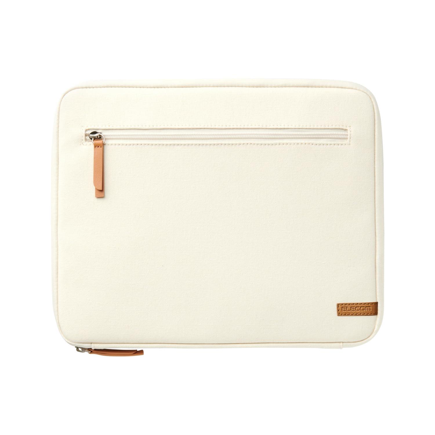 ELECOM Universal Inner Case for Tablets, Stand Type - Up to 13 inches, White TB-13ACMFWH