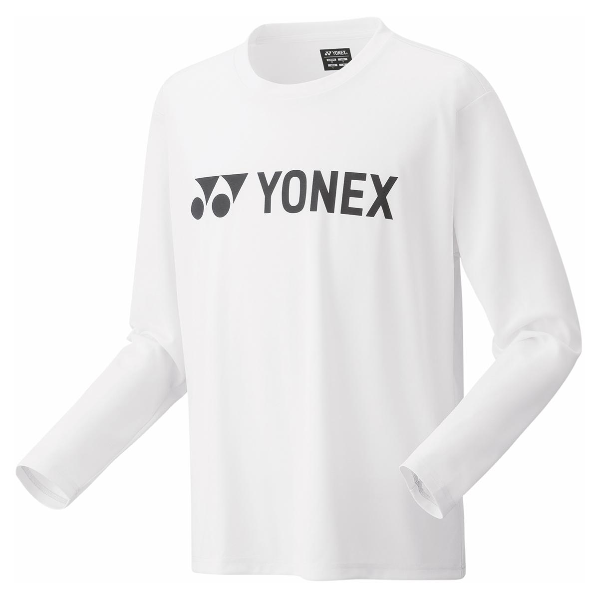 [Yonex] Long Sleeve Shirt Long Sleeve T-Shirt White (011) S