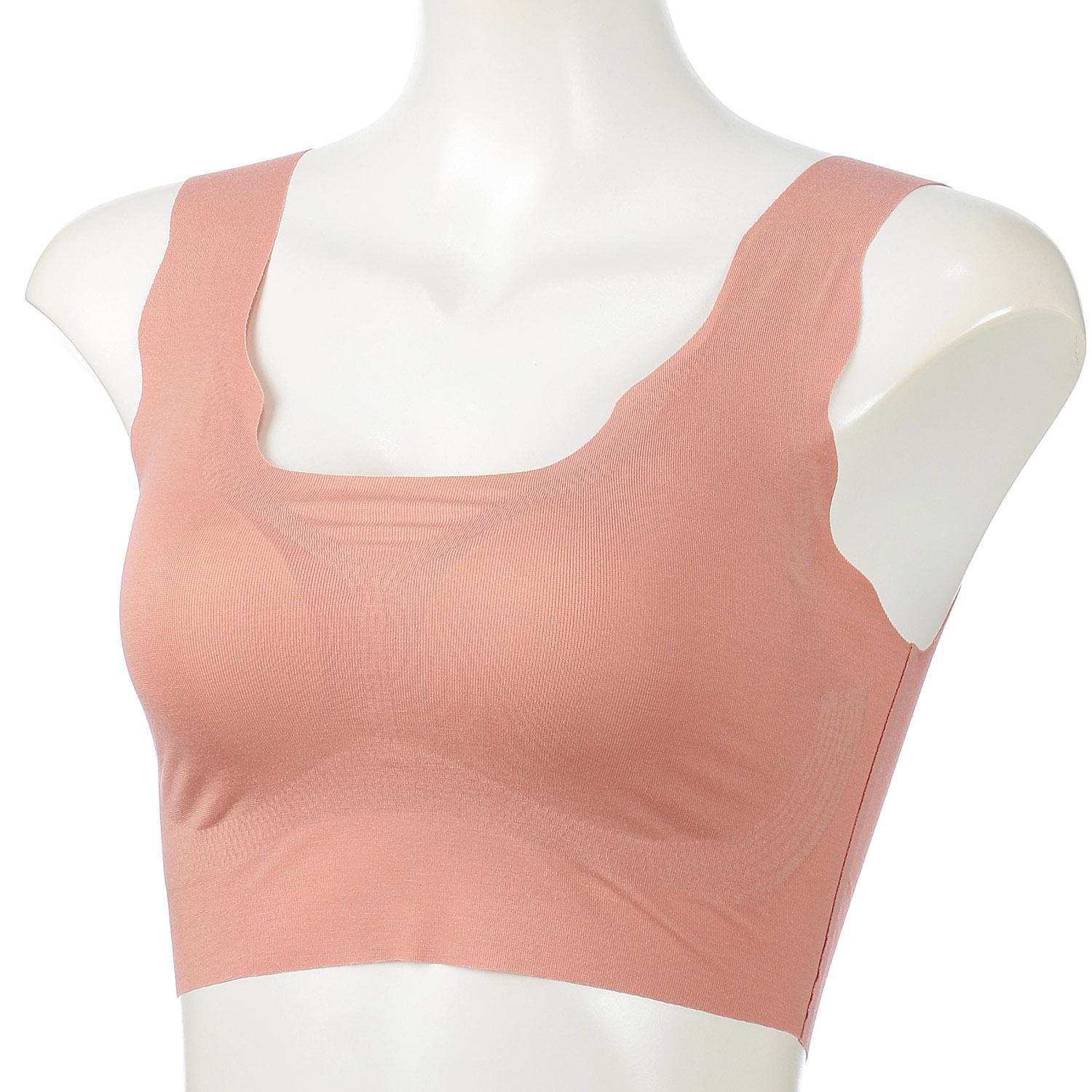 GUNZE Fitte Half-Top Bra Quiet Peach M