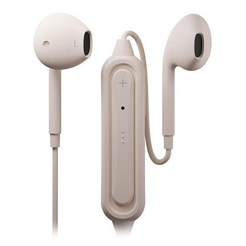 PGA Bluetooth 5.0 Wireless Stereo Earbuds, In-Ear Type, Beige PG-BTE12IE5BE
