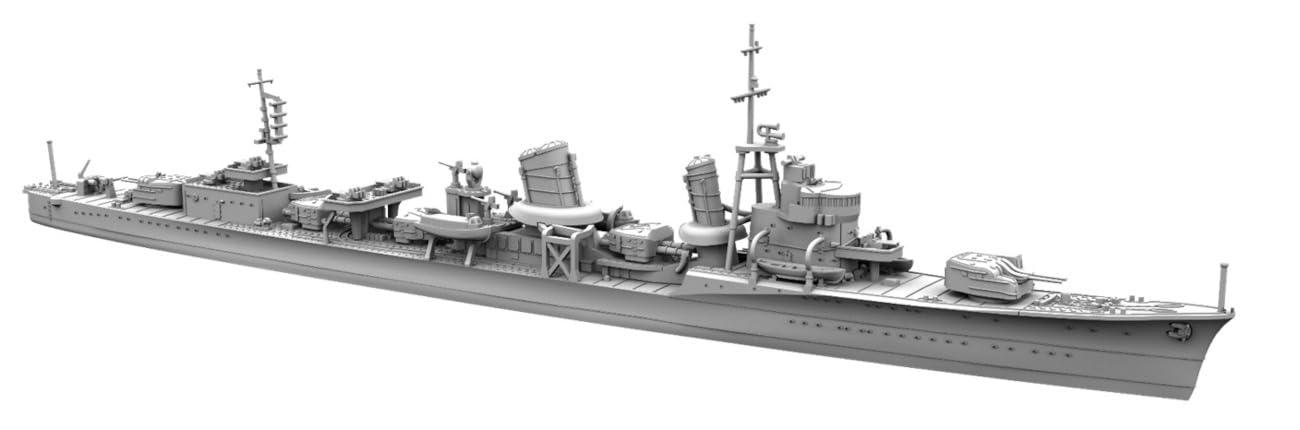 Yamashita Hobby 1/700 Ship Model Series Imperial Japanese Navy Special Type Destroyer Hibiki 1945 SP Plastic Model Kit NVE10