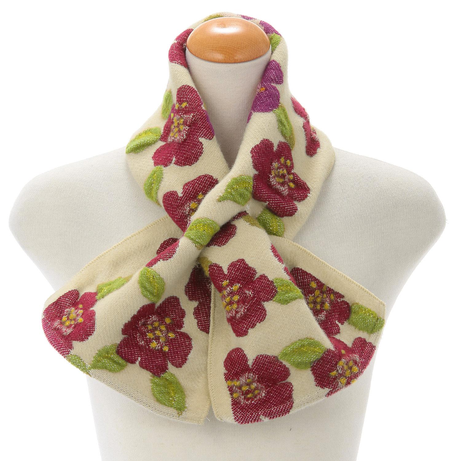 Rasikmore Camellia Cross Scarf
