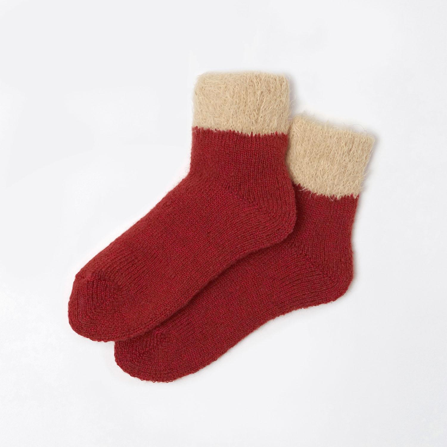 SUNNY & SNOWY／ Inside Mohair Room Socks