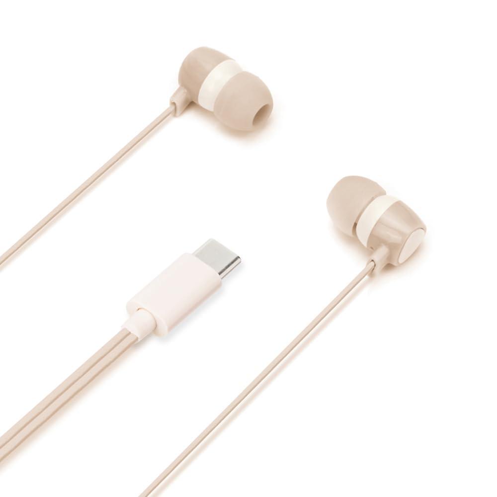 Premium Style USB Type-C Connector Stereo Earphones Canal Type PG-SECE3BE2