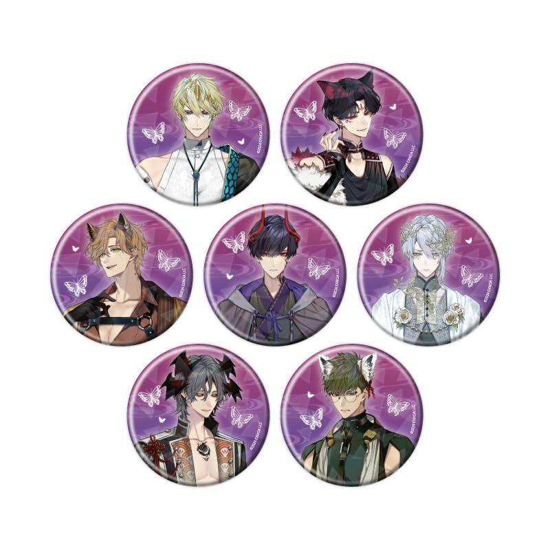Hologram Pin Badge (57mm) Mugenro and the Sleepless Butterfly 02 Demon Version (Official Illustration)　1 BOX contains 7 pieces