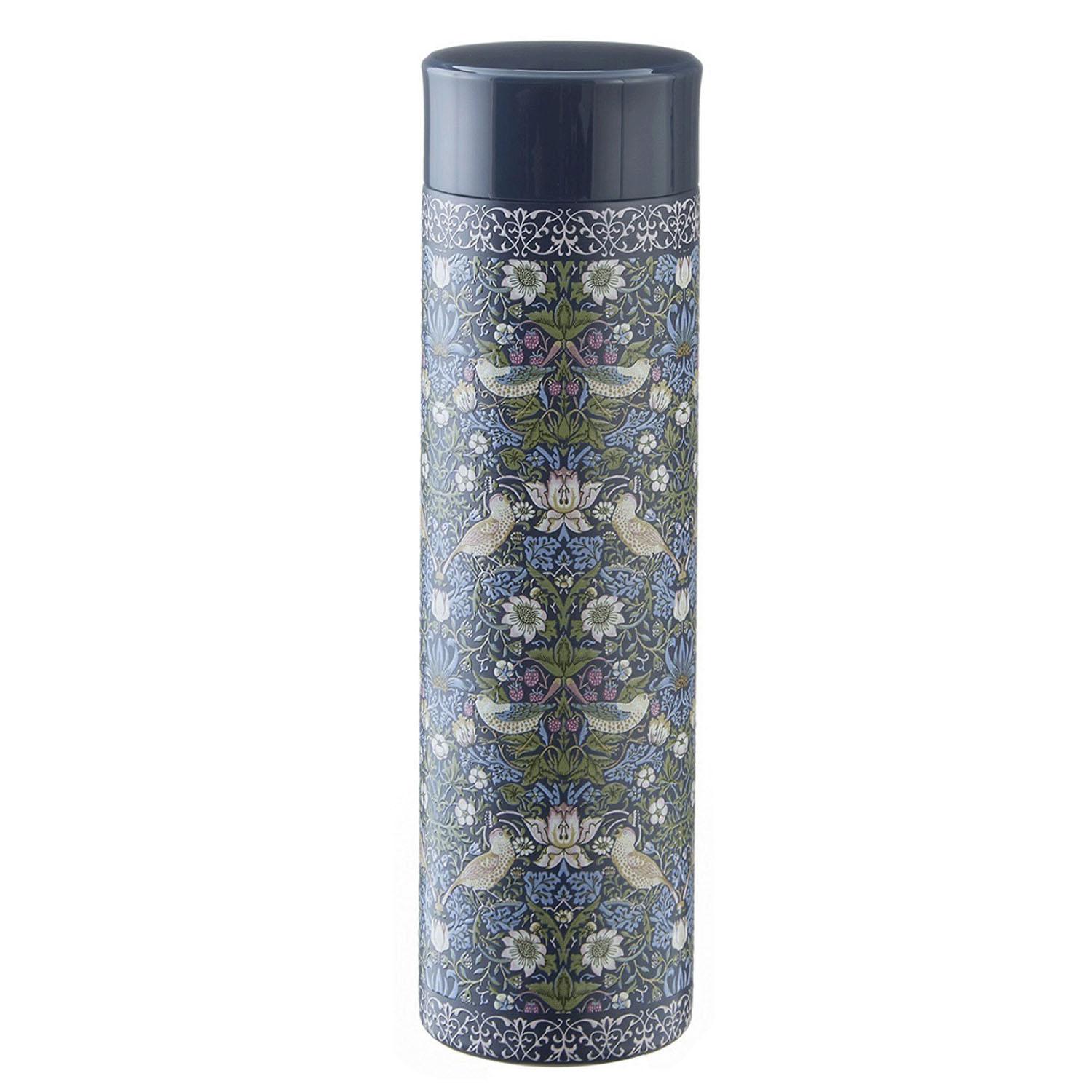 Stainless Steel Portable Bottle 01 Strawberry Thief