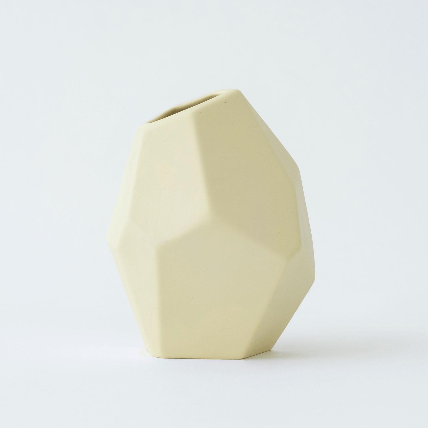 Flower Vase Coroc S 01 Egg Yellow