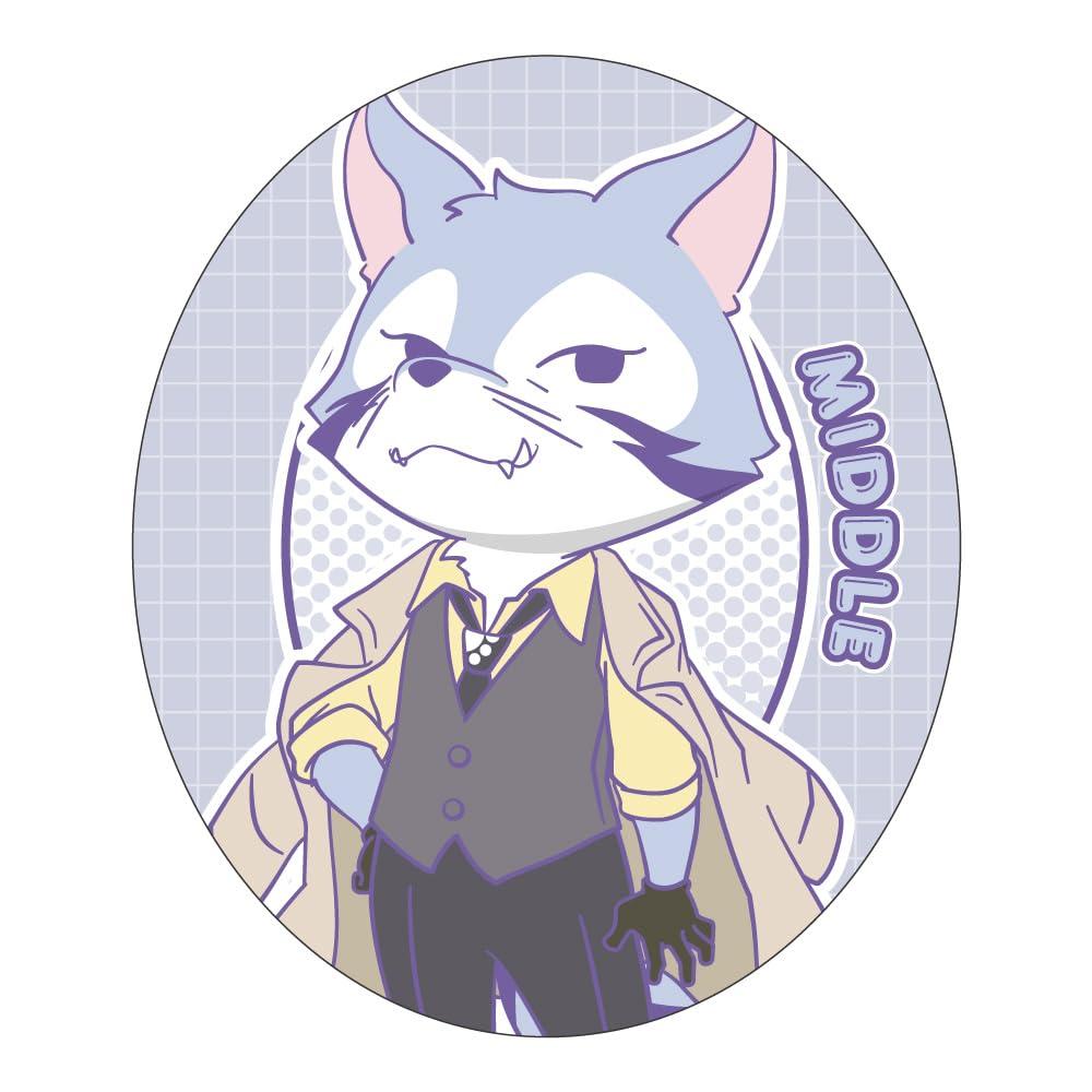 Raccoon Karukaru-dan Marshmallow Cushion Medium