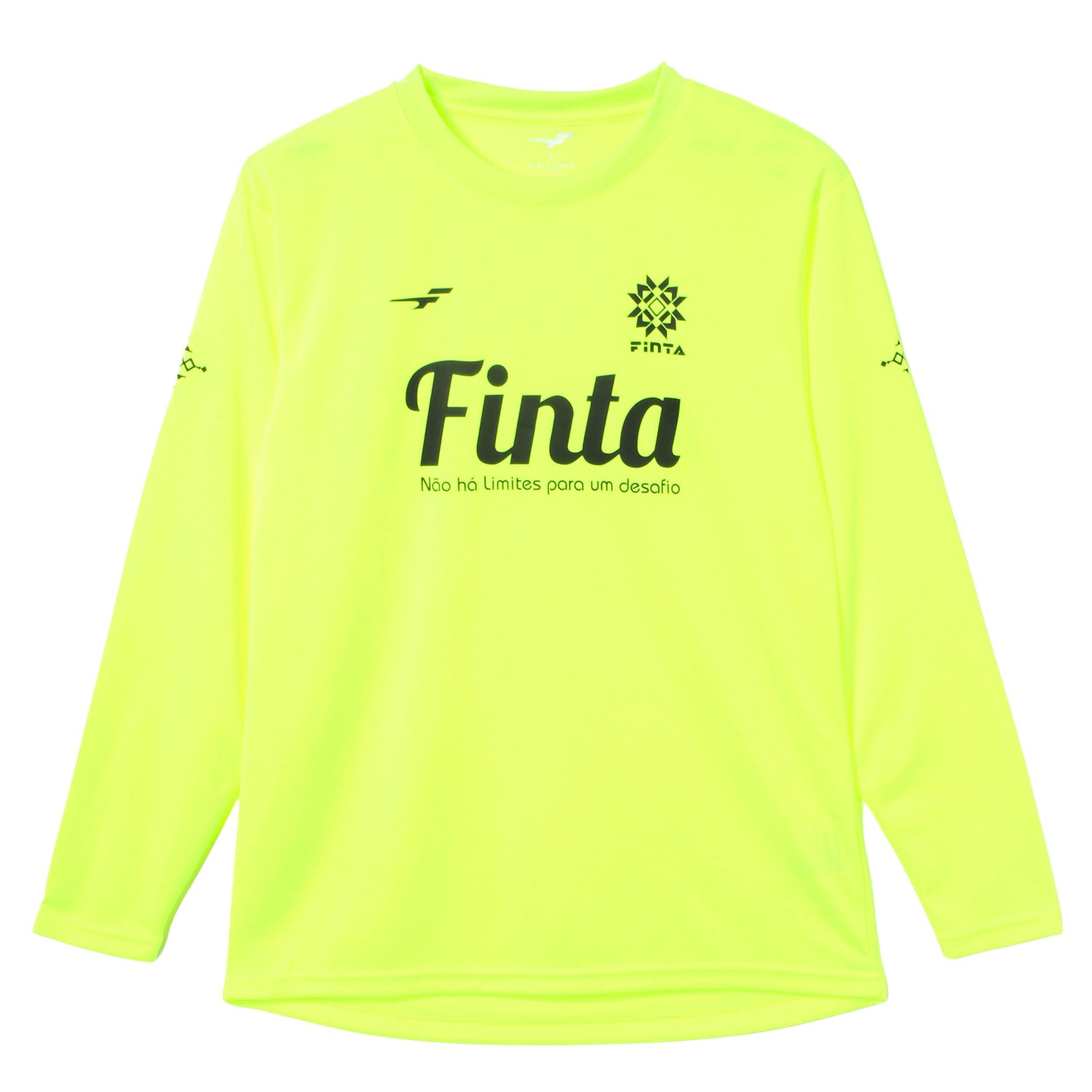 [FINTA] FINTA Soccer Futsal Long Sleeve Practice Shirt FT8818 (4200) Flash Yellow L