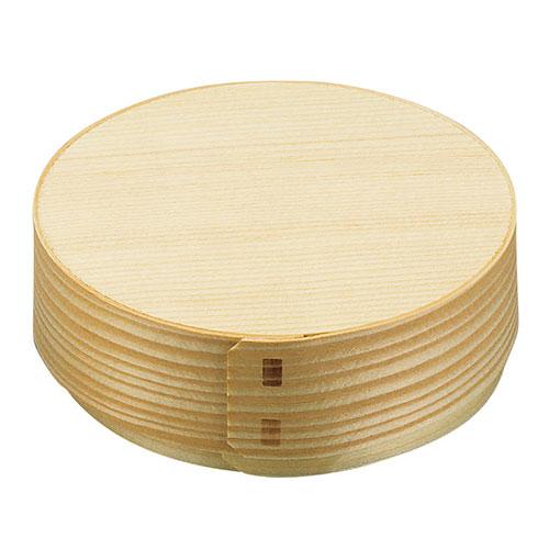 Yamaco Yumi Commercial Use Wooden Lunch Box Round Flat yamaco22568X10