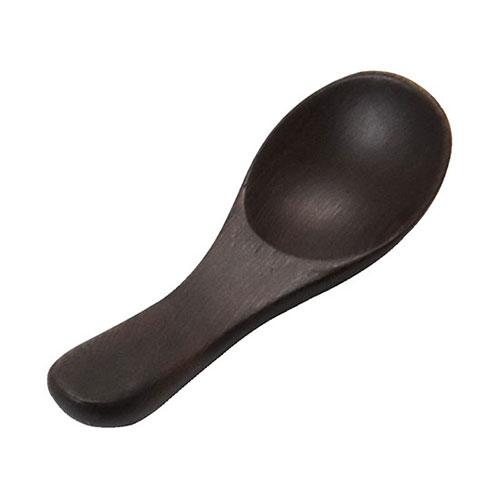 Yamaco Yumi Commercial Use Wooden Bean Spoon Dark Brown yamaco15566X10
