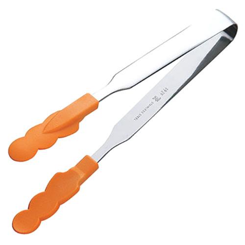 Tanabe Hardware N Antibacterial Heat-Resistant Color Tong Slim (Small) 175mm Orange TK-1306X5