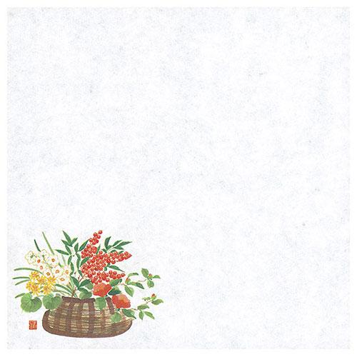 Yamaco Yumi Commercial Use 4-Sun Flower-Picking Basket Oil-Resistant Paper Lining 4-Sun Winter yamaco65557X5