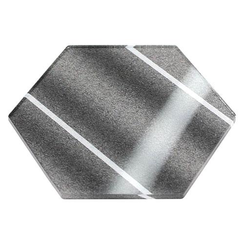 Japan Trust Technology Hex Display Plate 80 Ideal for displaying mini cars and figures Acrylic construction Asphalt Road A AC-HEXDP80-002X5