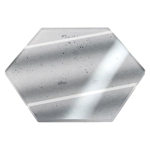 Japan Trust Technology Hex Display Plate 80 Ideal for displaying mini cars and figures Acrylic construction Concrete Road A AC-HEXDP80-003X5