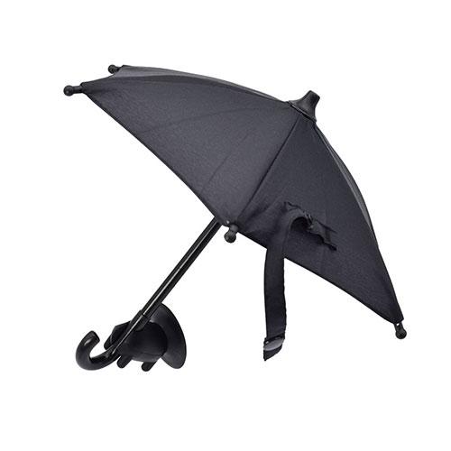 Japan Trust Technology Smartphone Mini Parasol Compact Size Easy Attachment/Removal with Suction Cup Compact Black SMAPARA-BKX5