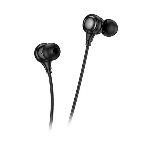 hoco. M116 Type-C Earphones High-Quality Digital Connection & Comfortable Calls with High-Sensitivity Microphone and Multi-Function Button Black M116-TC-BKX5