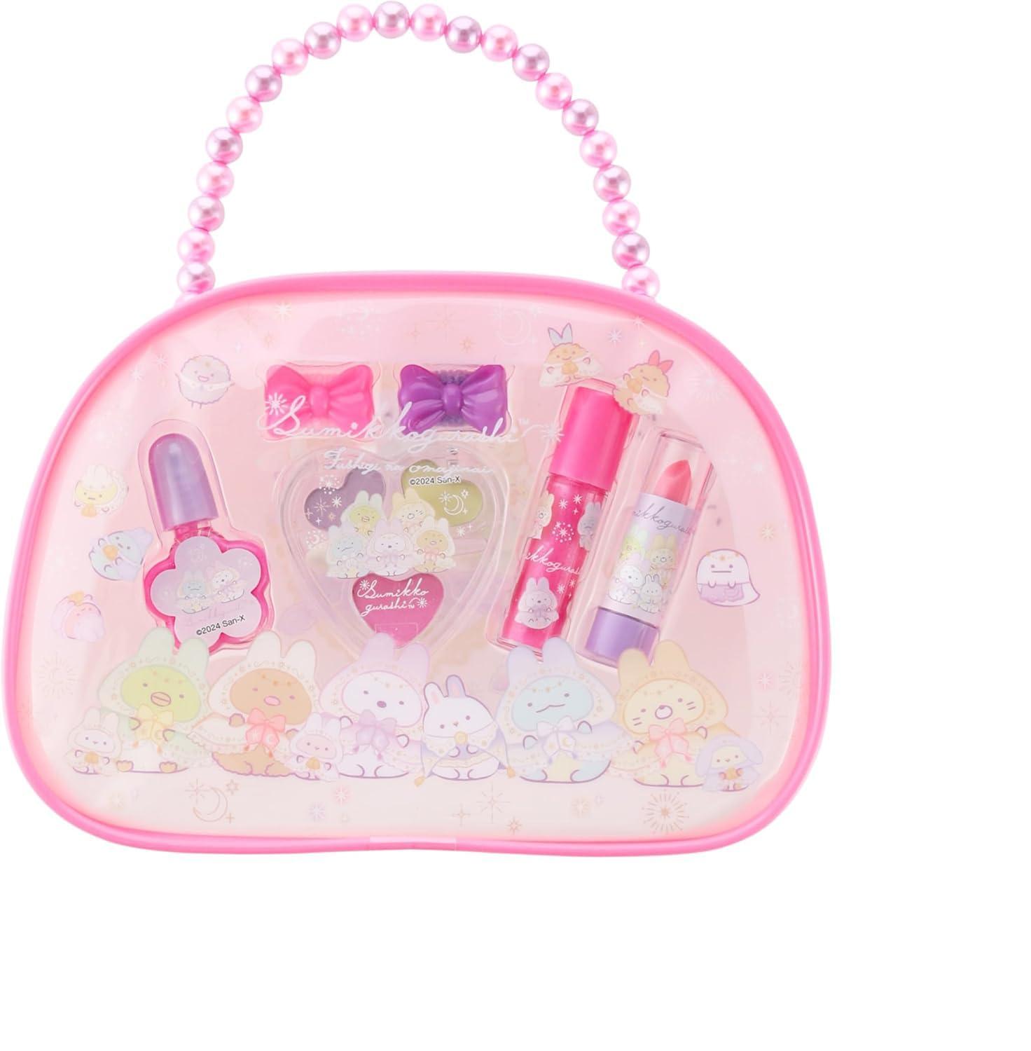 Race Sumikko Gurashi Makeup Bag Pink Ages 6+ Cosmetics Accessories 241012 Sumikko Gurashi Sumikko