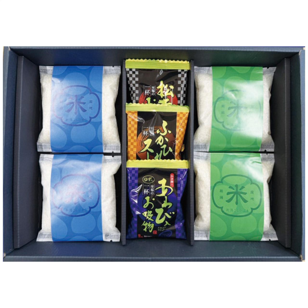 Niigata Rice Tasting Comparison · A Cup of Pure Bliss Luxury Clear Soup Gift Set HOMARE-3500　HOMARE-3500