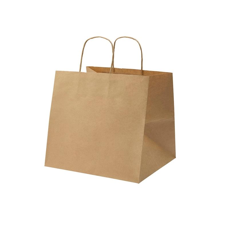 HEIKO Handle Paper Bag Oblong Bag 29-27 Unbleached Plain 20 Sheets/Bag