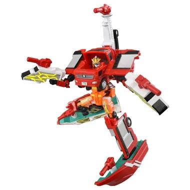 TAKARA TOMY Tomica Jobraiver TJBDX Unite Fire Braver Fire Truck & Fireboat Combination Set Mini Car Toy For ages 3 and up