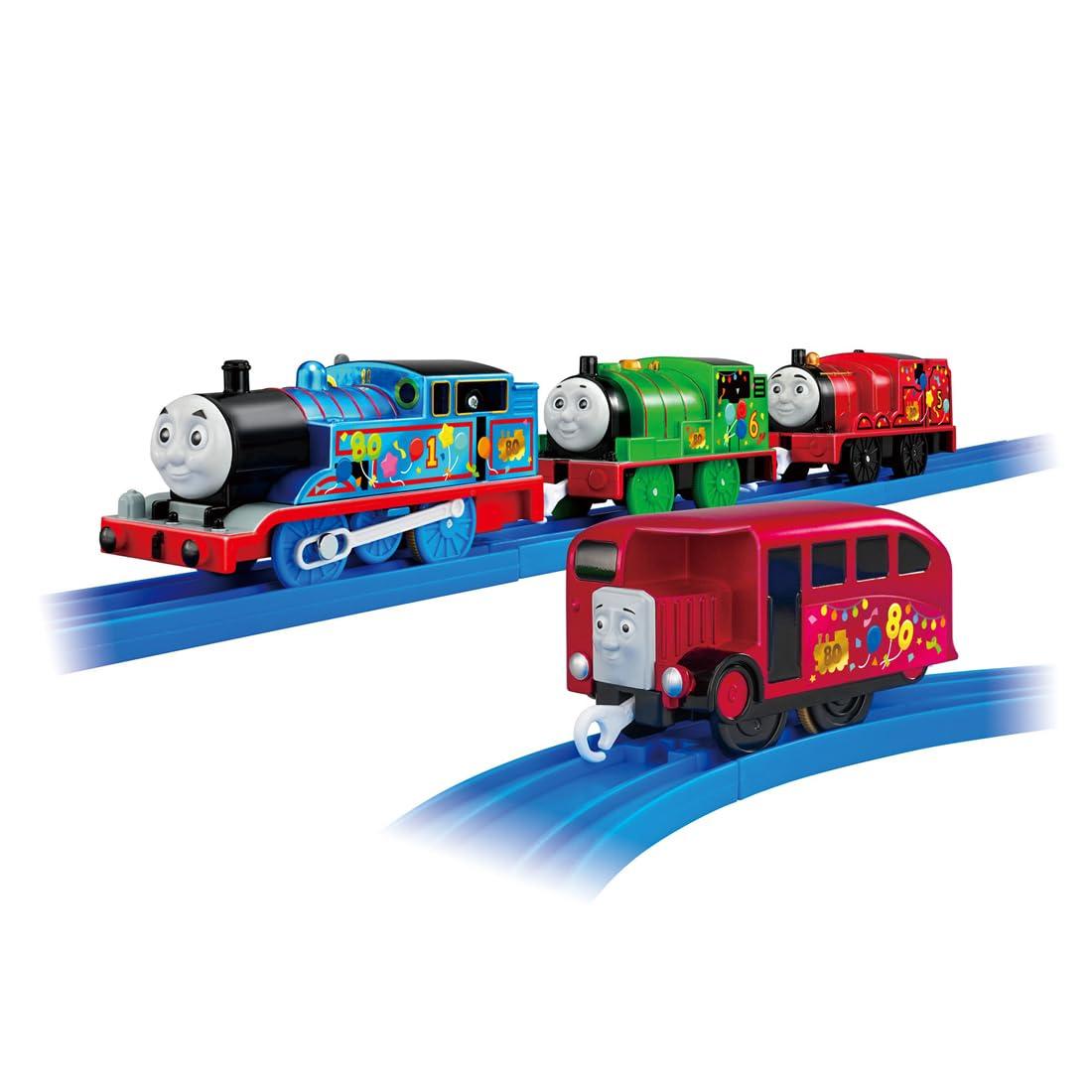 Plarail Thomas the Tank Engine 80th Anniversary Edition: The Popular Set from Sparkling Sodor Island