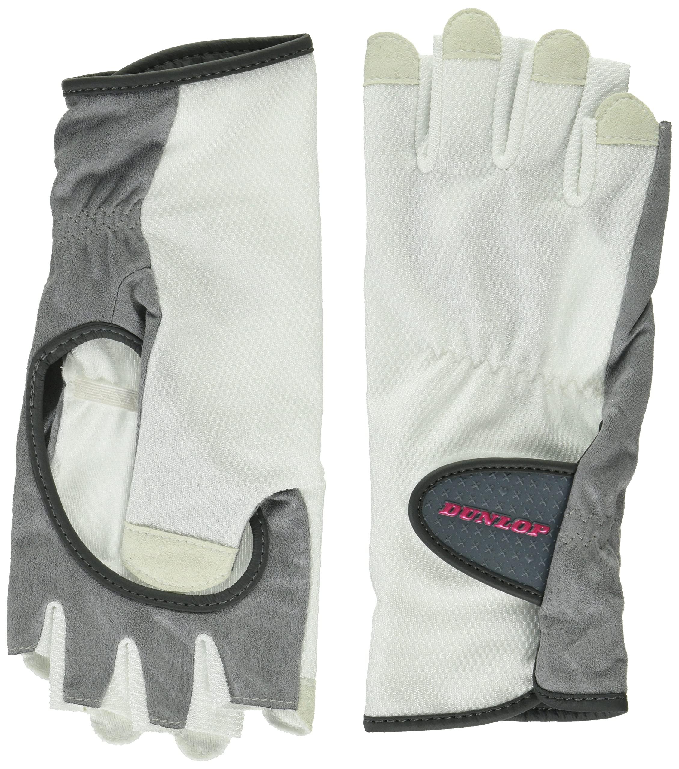 DUNLOP Tennis Gloves Pair White L TGG0119W