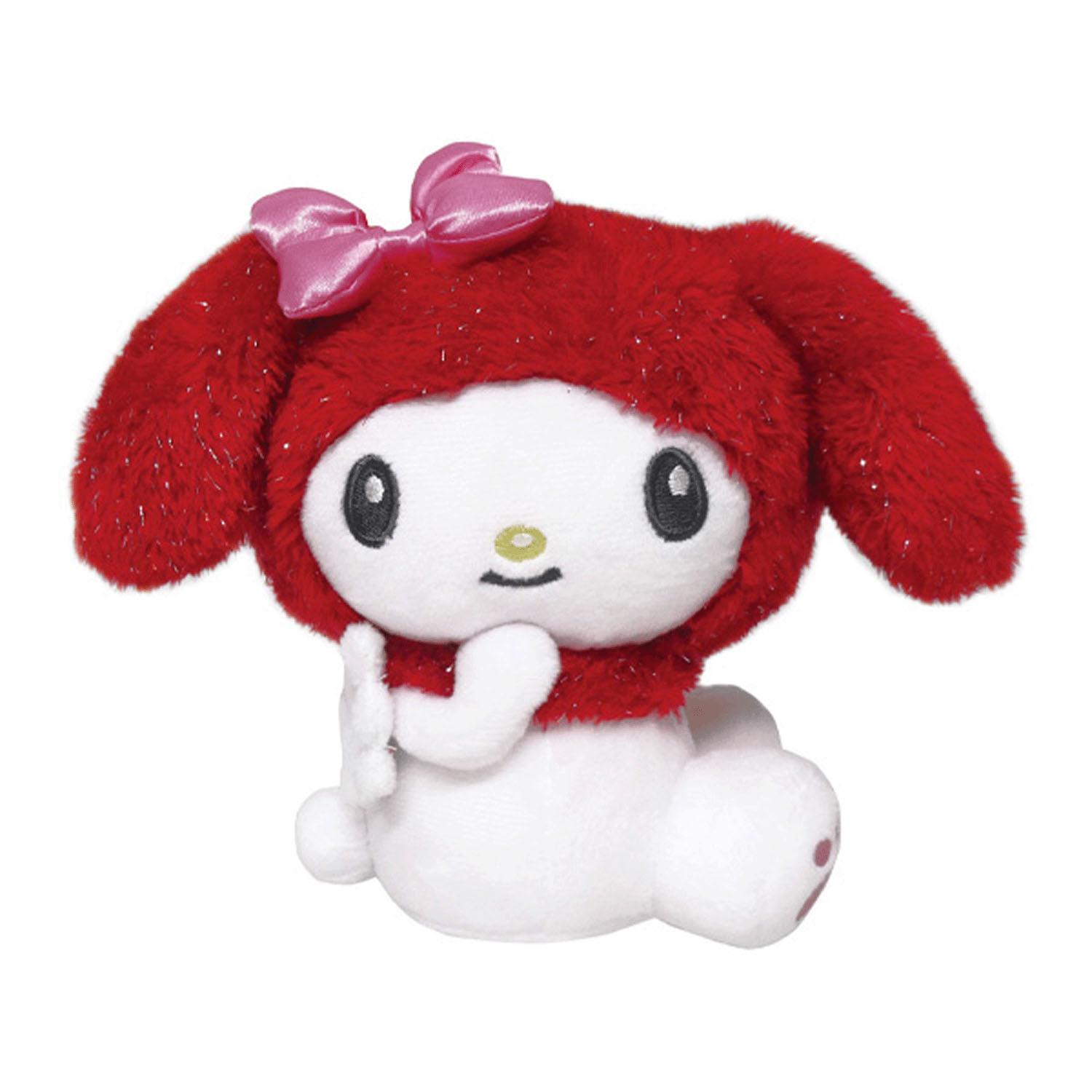 K Company My Melody Kuromi (Angel Series) Plush Toy My Melody Red MK-NG-MMR H6.4×W19.8×D11.2cm