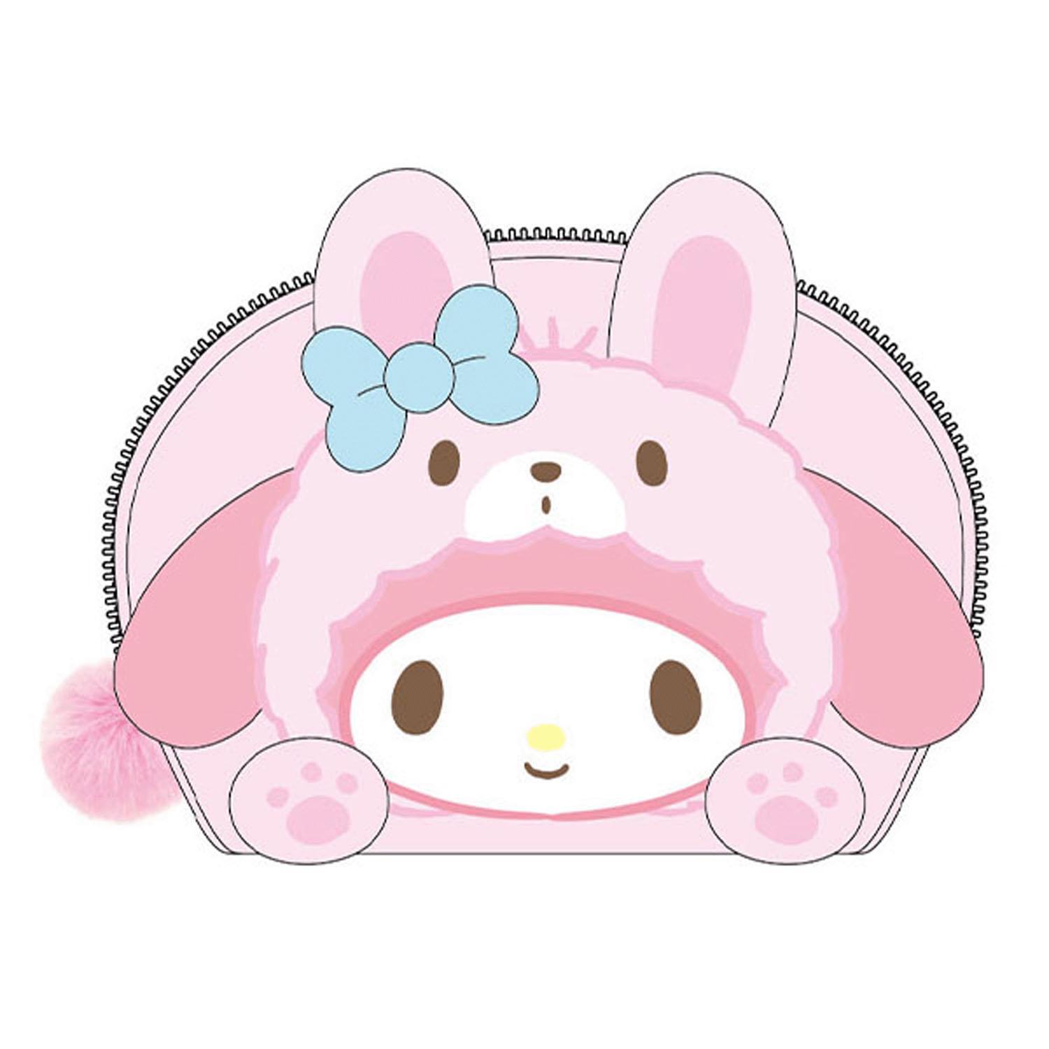 Sanrio Characters (Banzai Series) Oval Pouch My Melody (Rabbit)