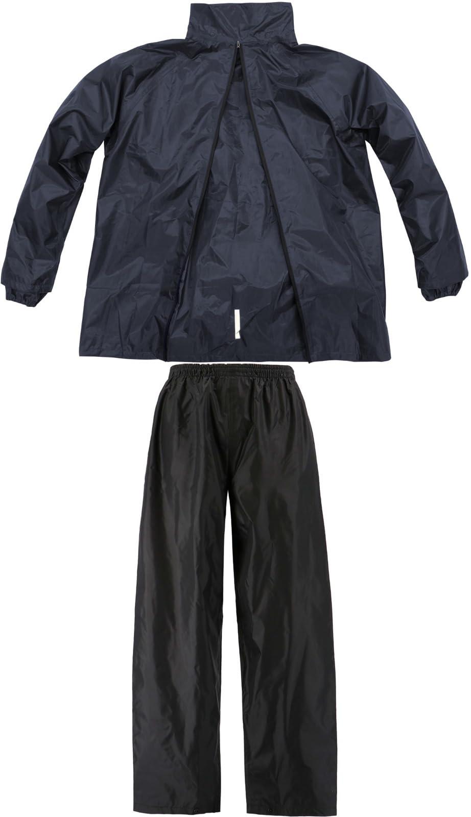 [KOSIN RUBBER] B-1200 Backpack-Compatible Rain Suit Storm Buster H1200BA Navy L