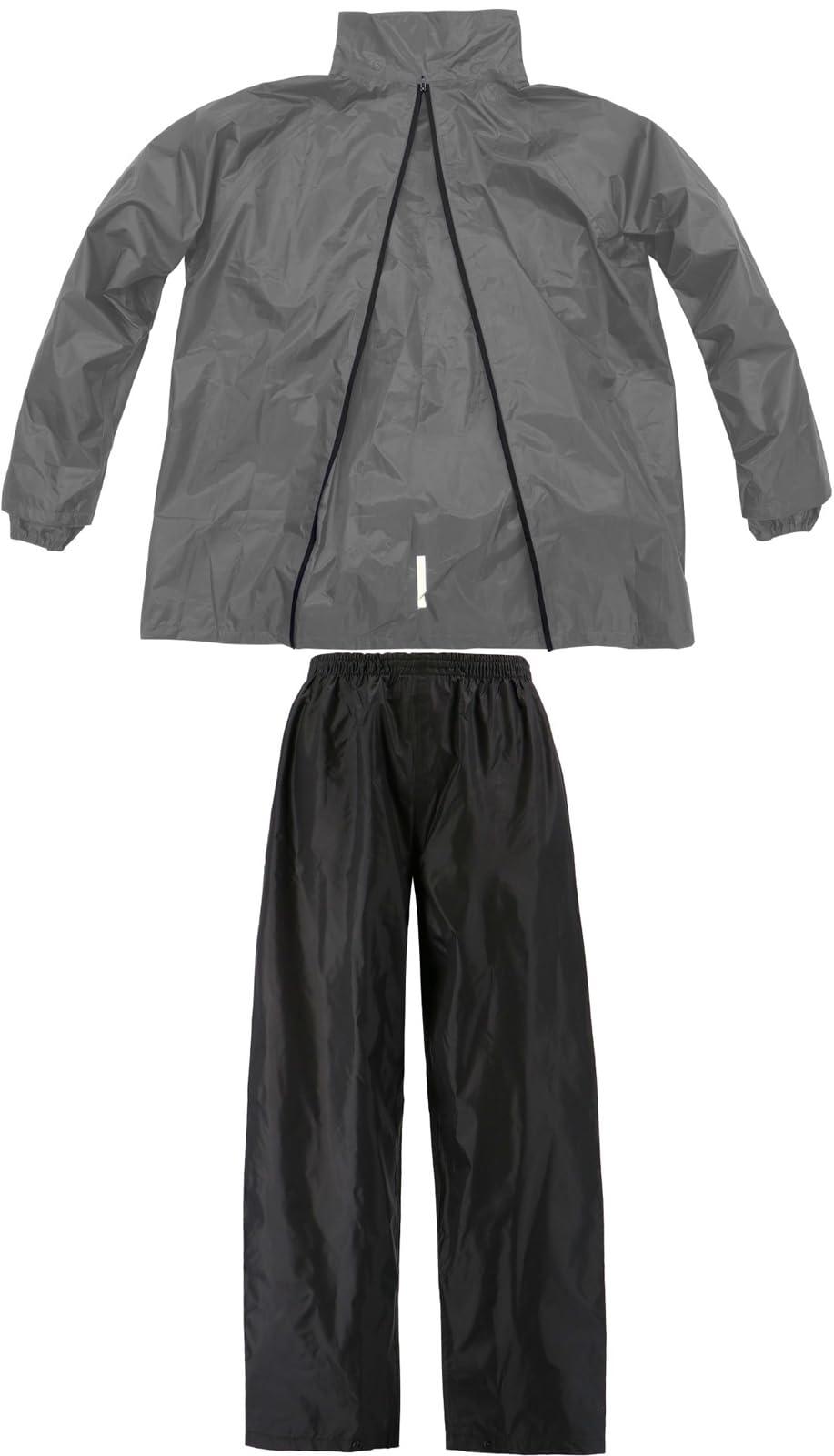 [KOSIN RUBBER] B-1200 Backpack-Compatible Rain Suit Storm Buster H1200BB Gray 3L