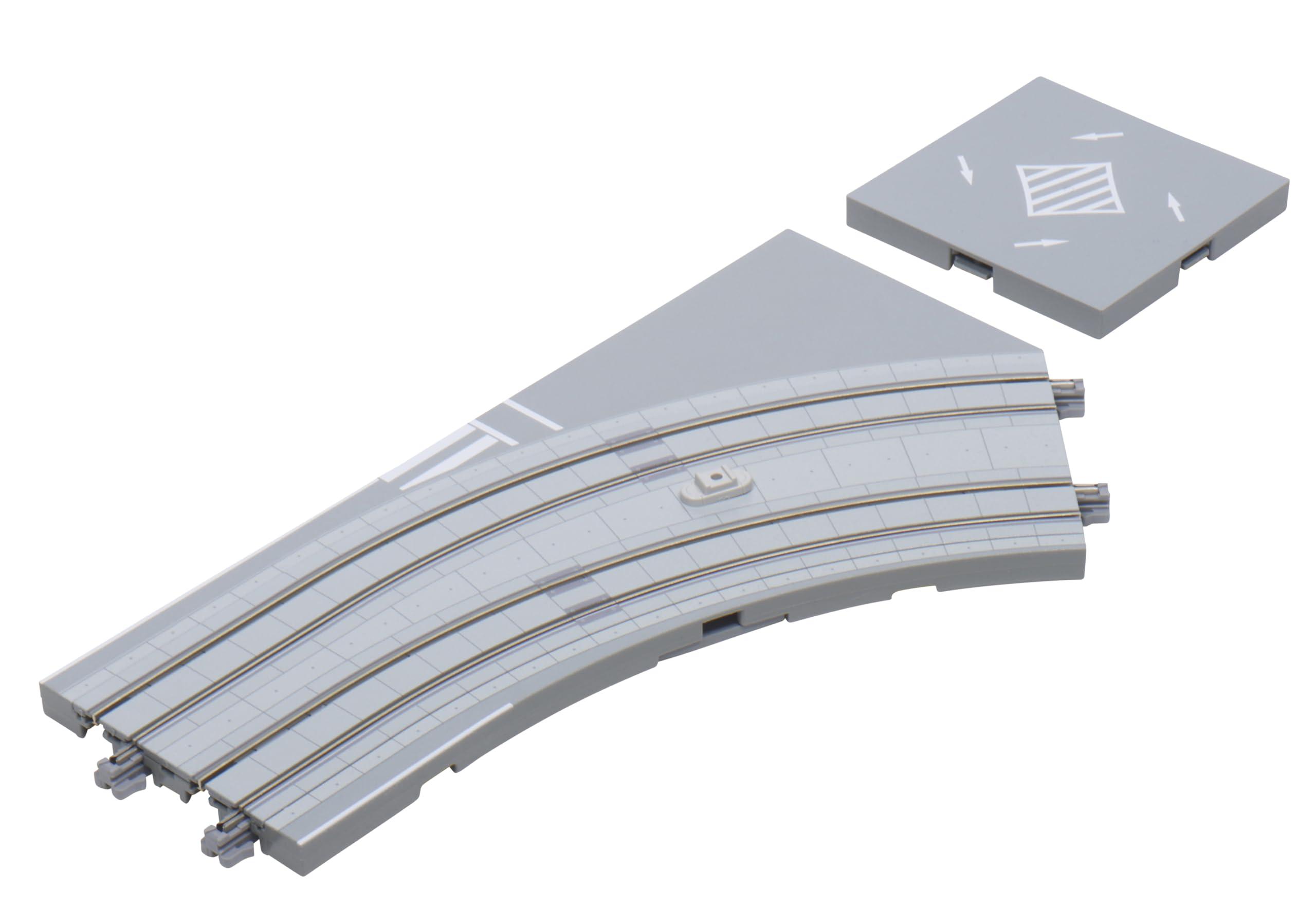 KATO N Gauge Unitram Curved Track Plate Intersection - Right Railroad Model Accessories 40-104