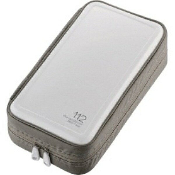 ELECOM DVD BD CD Case Semi-Hard 112-Disc Capacity White CCD-HB112WH