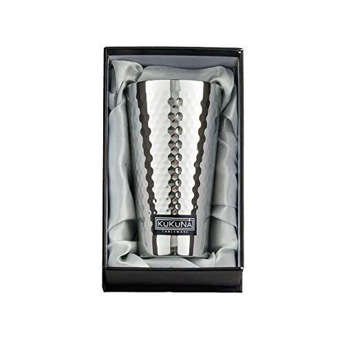 KUKUNA TABLEWARE Stainless Steel Tumbler 350ml (Mirror, Hammered Finish) 6205-020