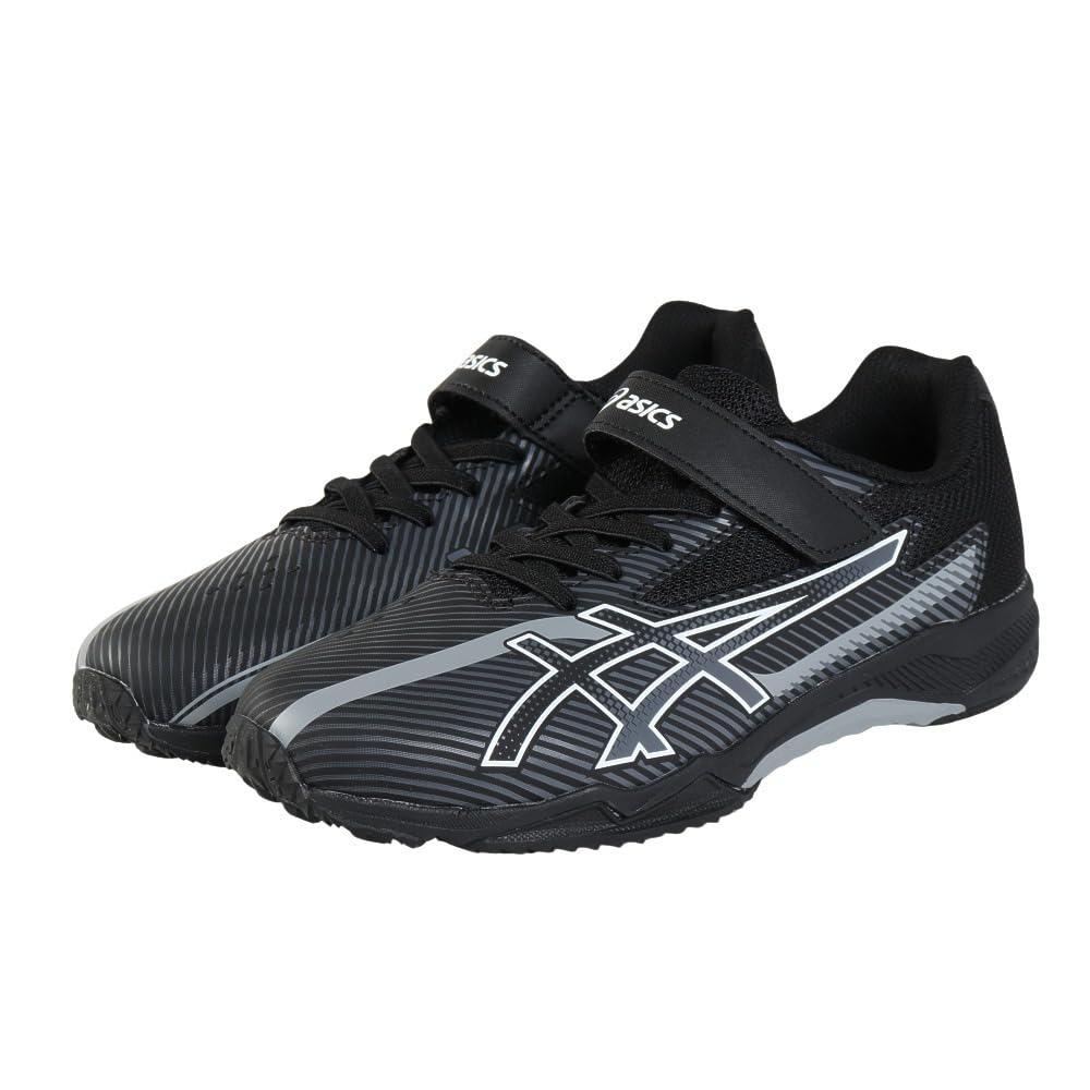 [Laser Beam] ASICS Sports Shoes Single Strap SK-MG-B 25 Kids 001 (Black/White) 20.5 cm 3E