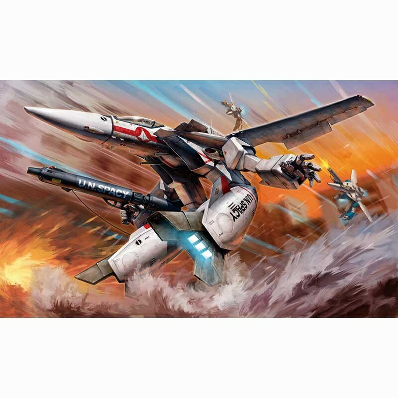 Hasegawa Super Dimension Fortress Macross VF-1J/A Gerwalk Valkyrie 1/72 Scale Plastic Model Kit 25